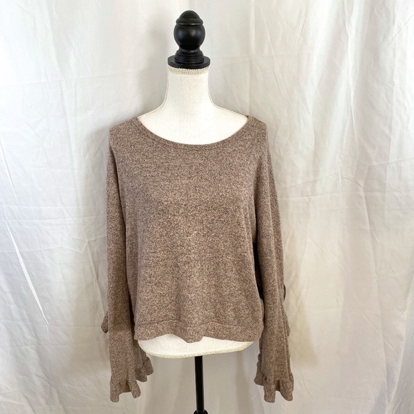 free press Other - Free Press Ruffle Sleepwear Rose Gray Large